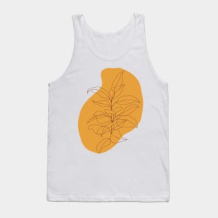 Bohemian Ficus Illustration 3 Tank Top